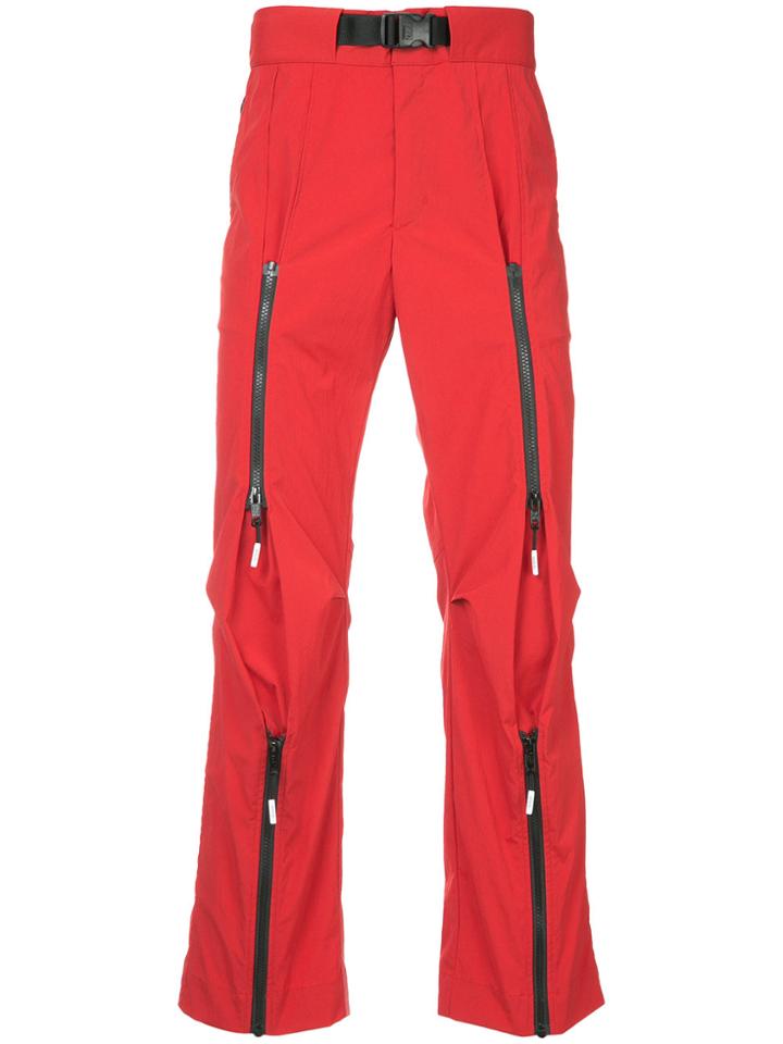 99% Is Cropped Loose Fit Trousers - Red