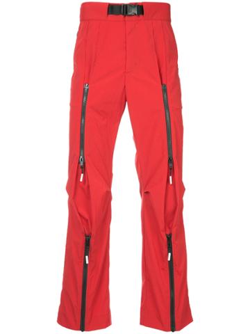 99% Is Cropped Loose Fit Trousers - Red