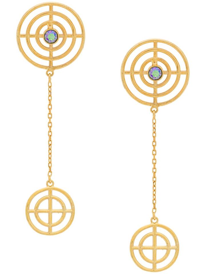 Charlotte Valkeniers Long Coil Earrings - Gold