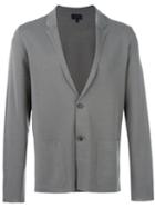 Lanvin - Blazer Design Cardigan - Men - Silk/wool - M, Grey, Silk/wool