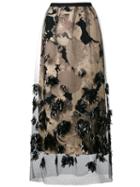 Dries Van Noten Schiller Embellished Skirt, Women's, Size: 40, Black, Viscose