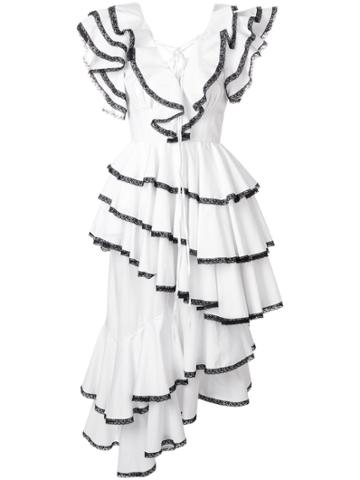 Milla Milla Ruffled Dress - White