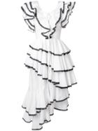 Milla Milla Ruffled Dress - White