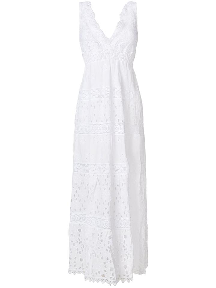 Temptation Positano Lace Cutout Dress - White