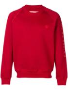 Acne Studios Raglan Sleeve Sweatshirt - Red
