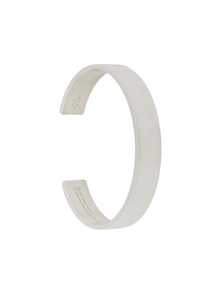 Le Gramme 33 Grams Slick Polished Cuff - Metallic