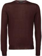 Prada Crew-neck Cashmere Jumper - Purple