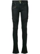 Versace Jeans Skinny Biker Jeans - Black