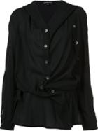 Ann Demeulemeester 'phaedra' Shirt, Women's, Size: 40, Black, Nylon/wool