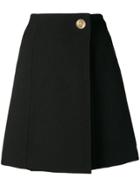 Givenchy A-line Wrap Skirt - Black