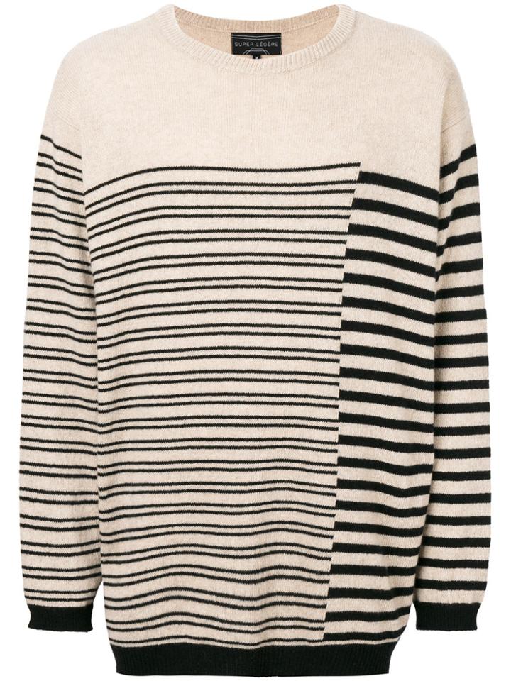 Super Légère Striped Sweater - Nude & Neutrals