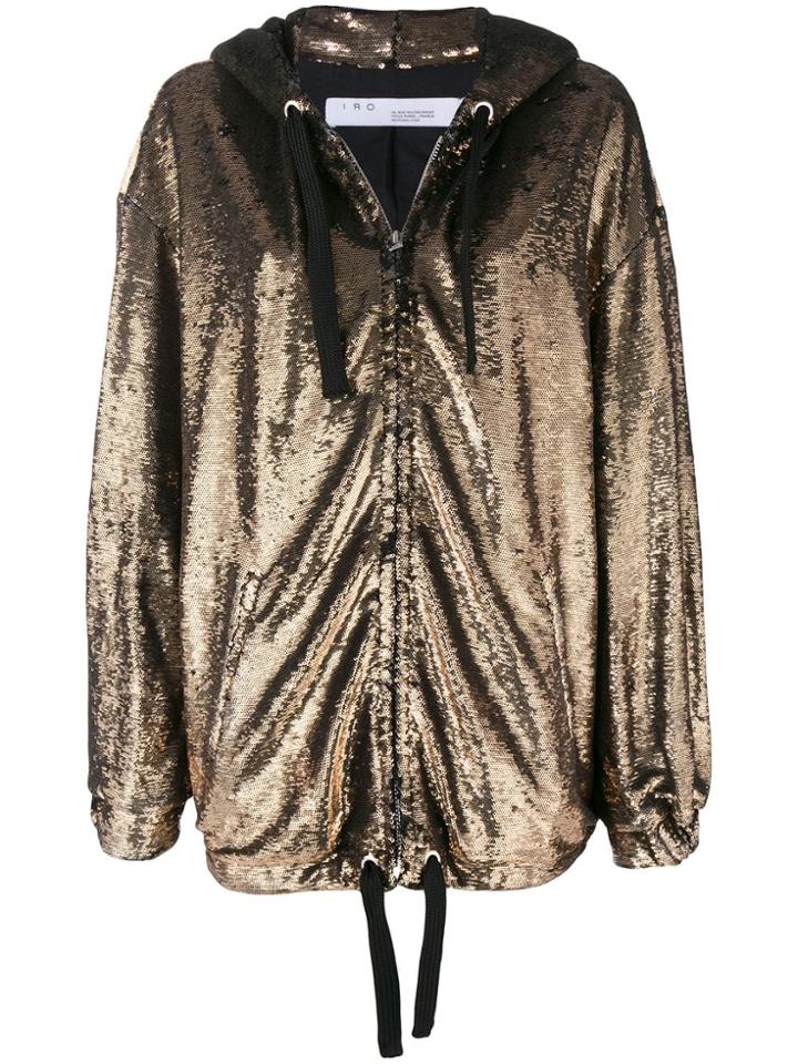 Iro Dory Sequin Oversized Jacket - Metallic
