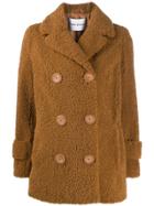 Stand Studio Double-breasted Fitted Coat - Brown