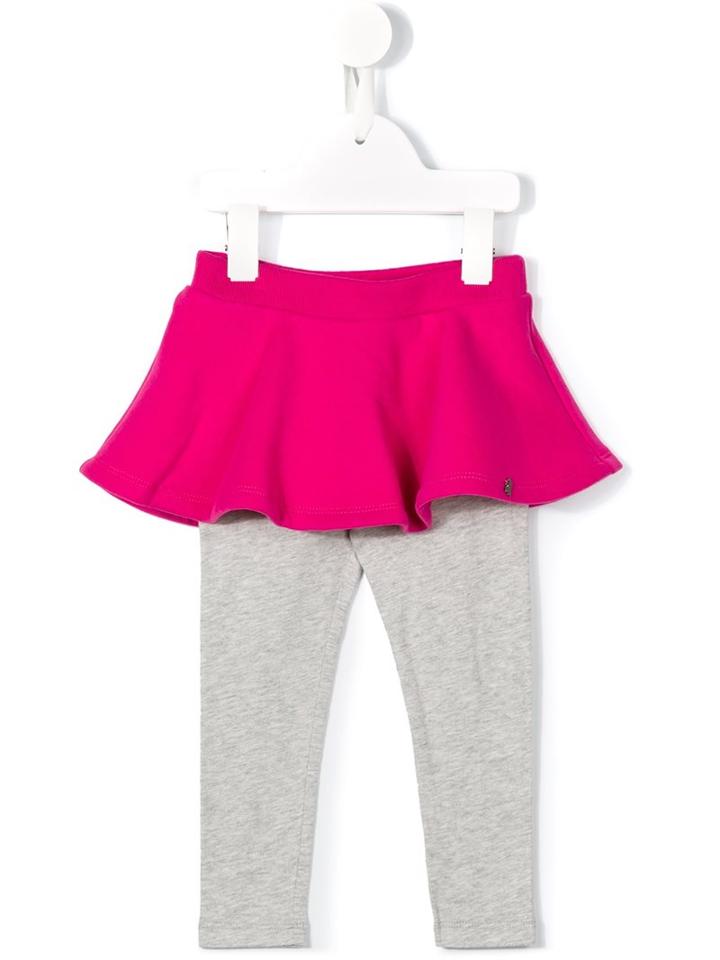 Diesel Kids 'planib' Skirt-layered Leggings, Infant Girl's, Size: 6 Mth, Pink/purple