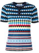 Mary Katrantzou - Clio Top - Women - Viscose - S, Women's, Blue, Viscose