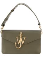 J.w.anderson Logo Plaque Shoulder Bag, Women's, Green