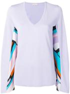 Emilio Pucci Relaxed Knit Sweater - Purple