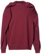 Y / Project Double Shoulder Sweatshirt - Red