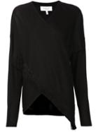 Derek Lam 10 Crosby Fringed Edge Sweater