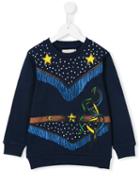 Stella Mccartney Kids 'betty' Sweatshirt, Girl's, Size: 8 Yrs, Blue