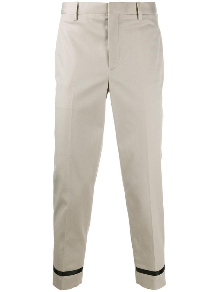 Neil Barrett Straight-leg Chinos - Grey