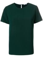 P.a.r.o.s.h. Short-sleeve Shift Blouse - Green