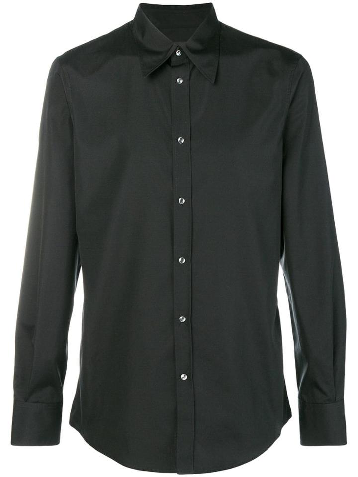 Dsquared2 Plain Button Shirt - Black