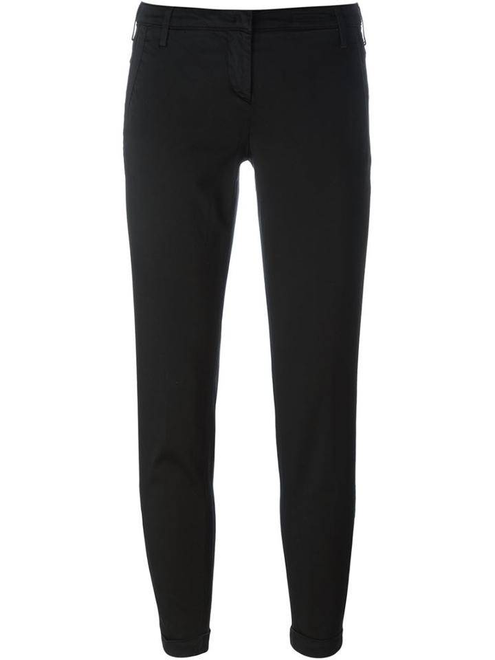 Jacob Cohen 'brigitte' Trousers, Women's, Size: 28, Black, Cotton/lyocell/spandex/elastane