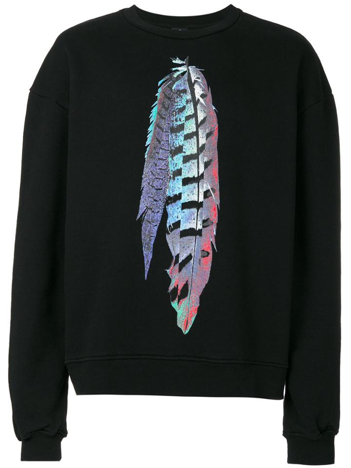 Marcelo Burlon County Of Milan Genek Crewneck Sweatshirt - Black