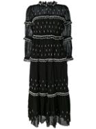 Isabel Marant Étoile - Embroidered Maxi Dress - Women - Cotton - 38, Black, Cotton