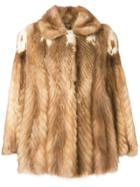 A.n.g.e.l.o. Vintage Cult 1970's Fur Coat - Neutrals