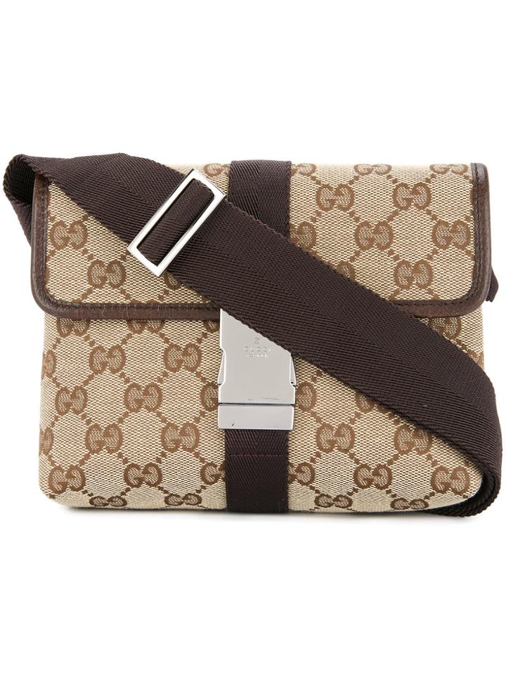 Gucci Vintage Gg Supreme Belt Bag - Brown