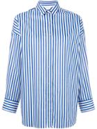 Iro Striped Shirt, Women's, Size: 34, Blue, Cotton