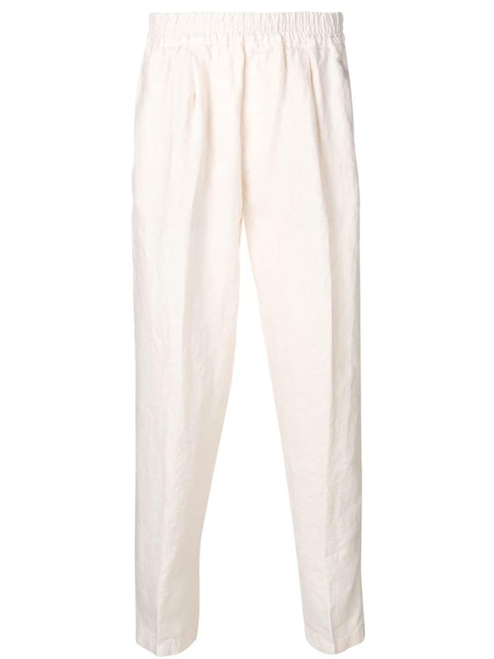 The Gigi Classic Loose Trousers - White