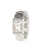 Cartier 'tank Solo' Analog Watch, Adult Unisex, Stainless Steel