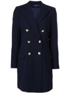 Polo Ralph Lauren Double Breasted Coat - Blue