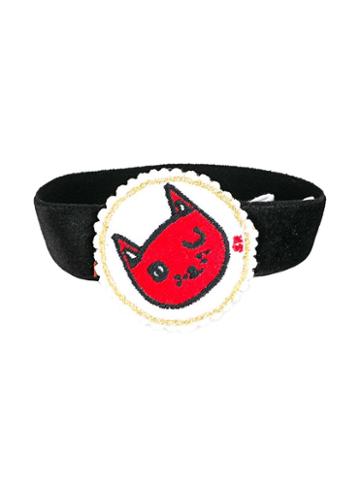 Rykiel Enfant Cat Patch Bracelet, Girl's, Black
