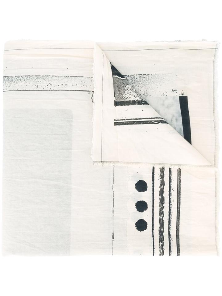 Lost & Found Ria Dunn 'girl' Scarf, Nude/neutrals, Cotton
