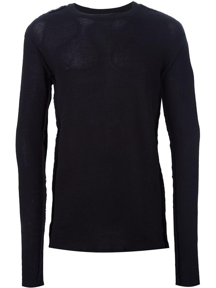 Damir Doma Meshed Raw Trim Sweatshirt