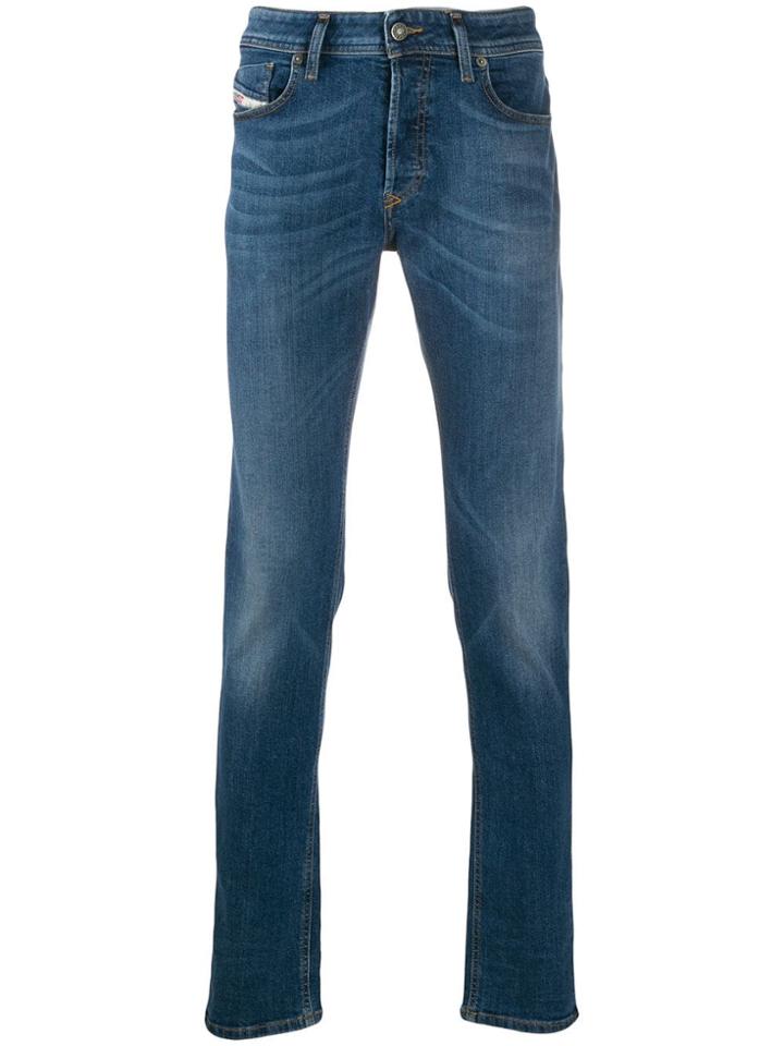 Diesel Faded Finish Jeans - Blue