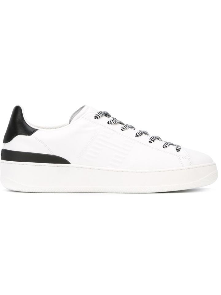 Hogan Rebel Contrast Heel Counter Sneakers