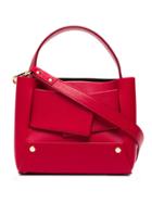 Yuzefi Red Dinky Leather Tote Bag