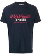 Napapijri Explorer Printed T-shirt - Blue