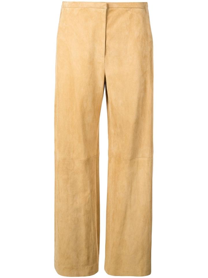 Khaite Straight Leg Trousers - Neutrals
