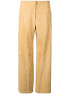 Khaite Straight Leg Trousers - Neutrals