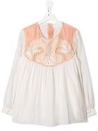 Chloé Kids Teen Silk Tunic Top - White