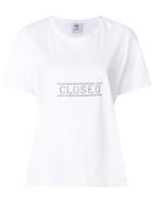 Closed Logo Print Boxy T-shirt - White