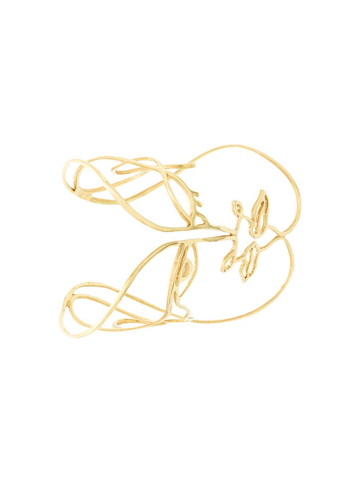 Paola Vilas Klee Face Cuff - Metallic