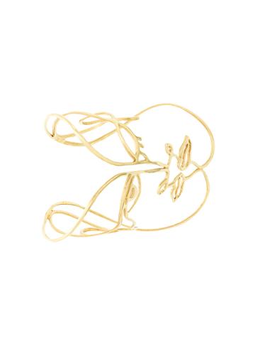 Paola Vilas Klee Face Cuff - Metallic