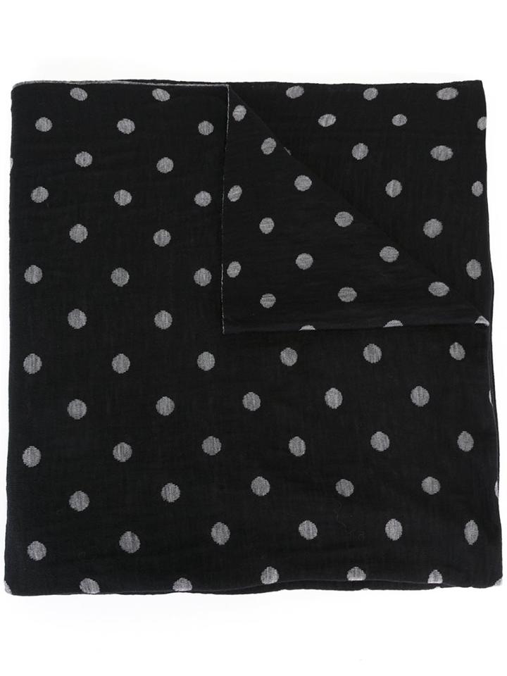 Comme Des Garçons Comme Des Garçons Dotted Scarf, Women's, Black, Acrylic/wool